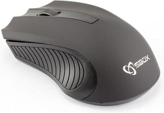 Sbox WM-373 Безжичен Ергономичен Мишка Черен