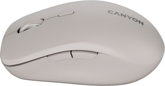 Canyon MW-12 Безжичен Bluetooth Мишка Бежов