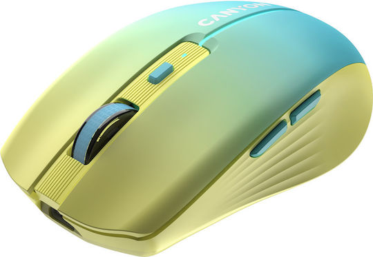 Canyon MW-44 Безжичен Bluetooth Мишка Blue / Yellow