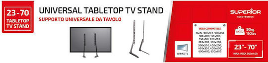 ATC Superior Επιτραπέζια Βάση Τηλεόρασης έως 70" και 50kg