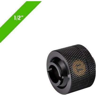 Thermaltake Pacific 1/2 Inch ID x 5/8 Inch OD Compression Black Fittings
