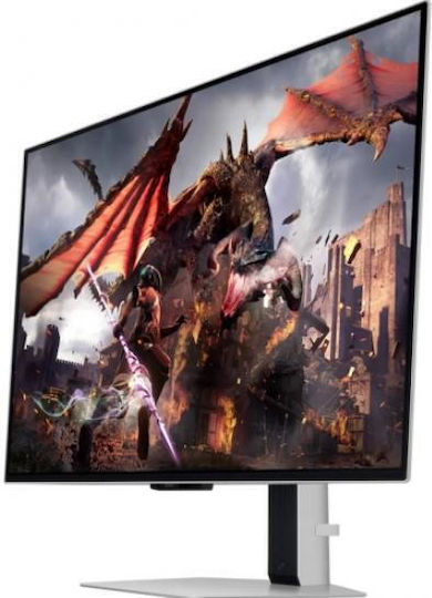 Samsung Odyssey G8 G80SD OLED HDR Gaming Monitor 32" 4K 3840x2160 240Hz With Response Time 0.03ms GTG Silver