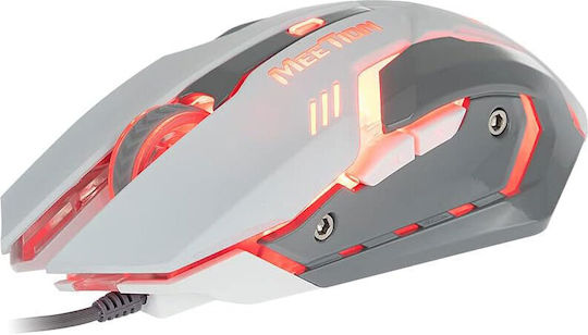 Meetion M915 RGB Gaming Ποντίκι Λευκό