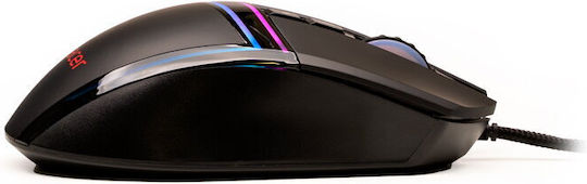 Spacer SPGM-ALIEN-PRO RGB Gaming Ποντίκι 12000 DPI Μαύρο