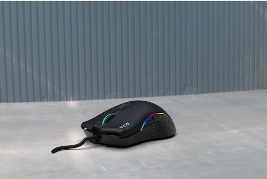 Inca IMG-GT15 RGB Геймърска Мишка 4800 DPI Черен