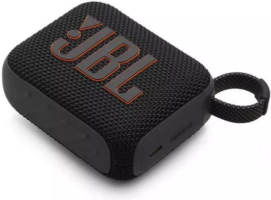 JBL Go 4 Waterproof Bluetooth Speaker 4.2W with Battery Life up to 7 hours Black