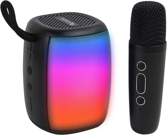Kisonli LED-805 Ηχείο Bluetooth 20W με Ραδιόφωνο και Διάρκεια Μπαταρίας έως 8 ώρες Μαύρο