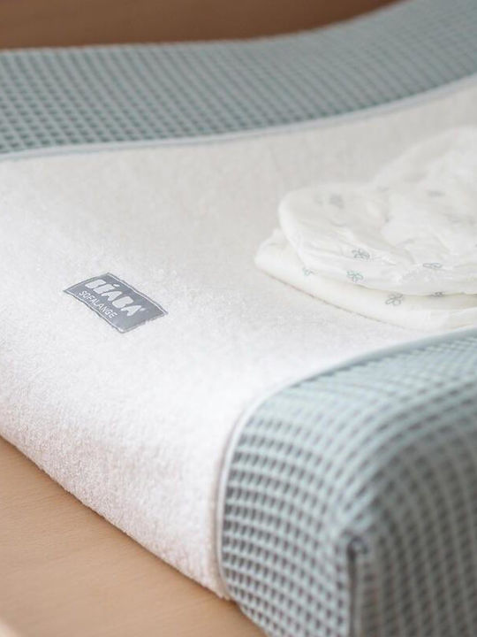 Beaba Beaba Wickelunterlage Für Babys Sofalange Aus Stoff Grün Blau