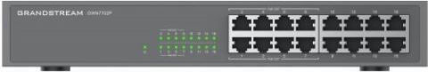 Grandstream GWN7702P Unverwaltet L2 Switch mit 16 Ports Gigabit (1Gbps) Ethernet