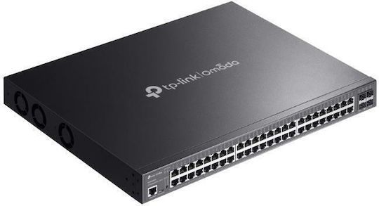 TP-LINK TL-SG3452XMPP v1 Managed L2 PoE++ Switch με 48 Θύρες Gigabit (1Gbps) Ethernet και 4 SFP Θύρες