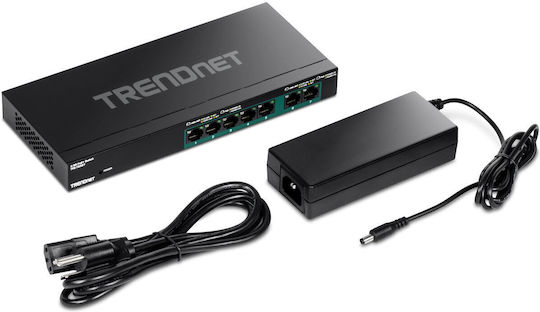 Trendnet TPE-TG327 L2 PoE Switch с 7 Портове Гигабитови (1Gbps) Ethernet