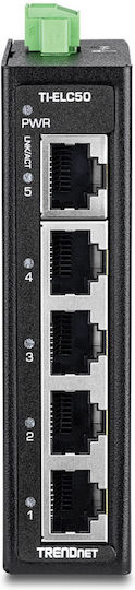Trendnet TI-ELC50 Unmanaged L2 Switch με 5 Θύρες Ethernet