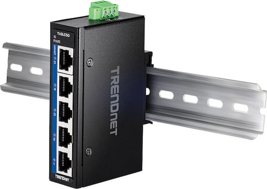 Trendnet TI-GLC50 Unmanaged L2 Switch με 5 Θύρες Gigabit (1Gbps) Ethernet