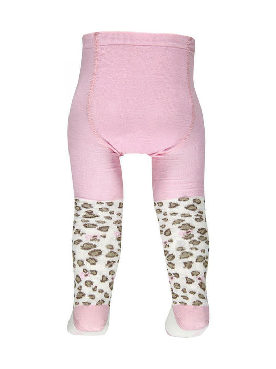 Brums Kinderstrumpfhosen Collant Caldo Cotone Jacquard 153belj004-034 Rosa Mädchen