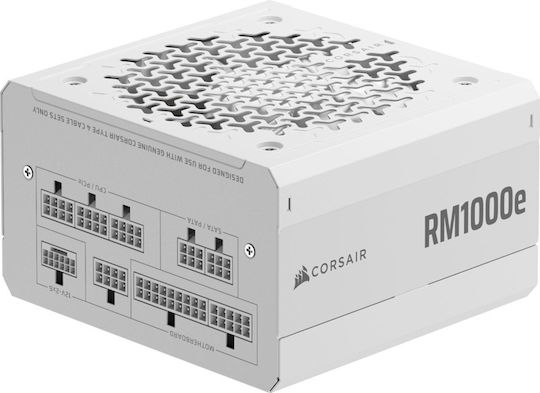 Corsair RMe Series RM1000e 1000W White Computer Power Supply Full Modular 80 Plus Gold