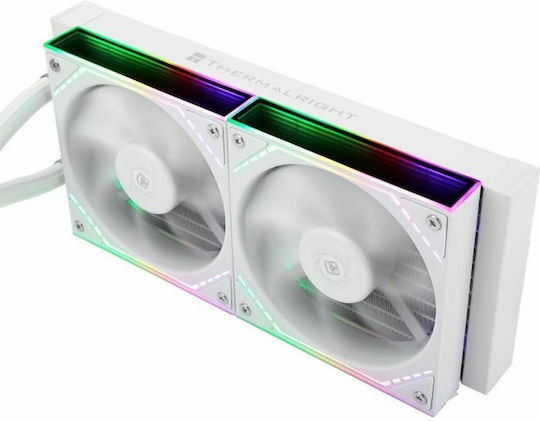 Thermalright Frozen Infinity 240 Water Cooling AIO CPU With 2 Fans 120mm And ARGB Lighting White