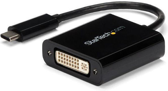 StarTech Konverter USB-C männlich zu DVI-I weiblich Silber 1Stück CDP2DVIEC
