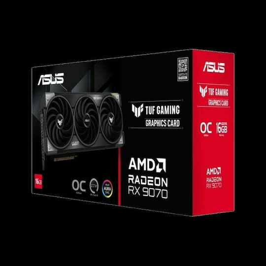 Asus Radeon RX 9070 16GB GDDR6 OC Edition Κάρτα Γραφικών