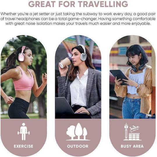 Sonic Gear Airphone 6 Kabellose Bluetooth Über Ohr Kopfhörer mit 10 Stunden Betriebszeit Azurite