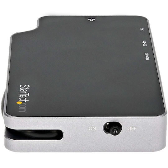 StarTech USB-C Docking Station με HDMI 4K Ethernet Μαύρο (CDP2HVGUASPD)