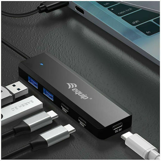 Equip USB Hub 6 Ports USB 3.2 with USB-A Connection