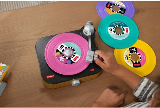 Fisher Price Музикален инструмент Грамофон с музика и звуци за 36++ месеца
