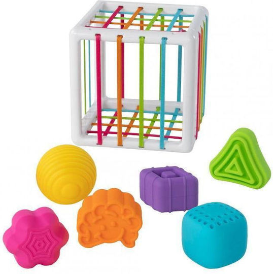 Fat Brain Toys Играчка за сортиране на форми InnyBin със звуци за 10++ месеца