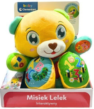 Baby Clementoni Ζωάκι Lelek από Ύφασμα με Ήχους για 6+ Μηνών