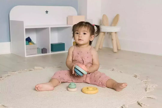 Baby to Love Παιχνίδι Πυραμίδα από Σιλικόνη για 6+ Μηνών