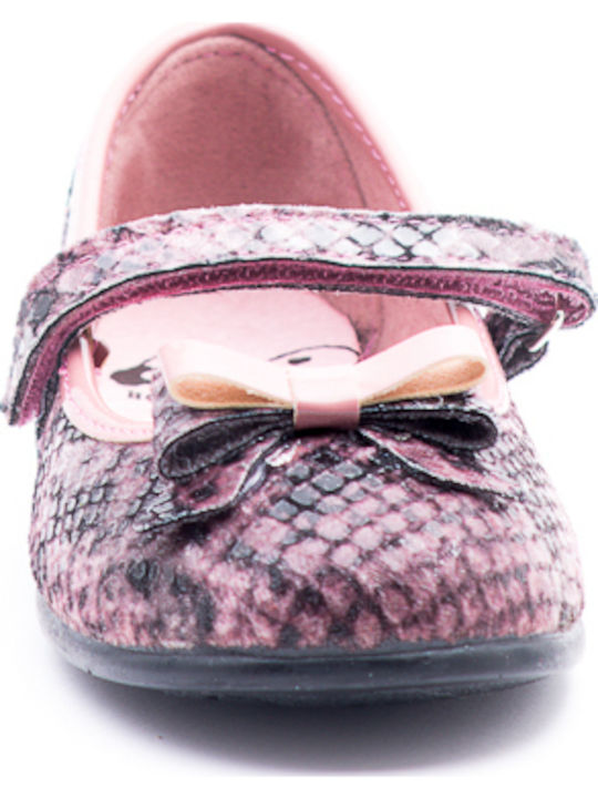Ani Shoes Δίχρωμη Μπαρέτα Φιόγκο 27019