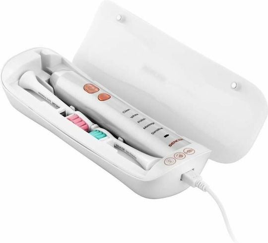 Sencor Periuță De Dinți Electrică Cu Husă De Călătorie SOC 3313PW Albă