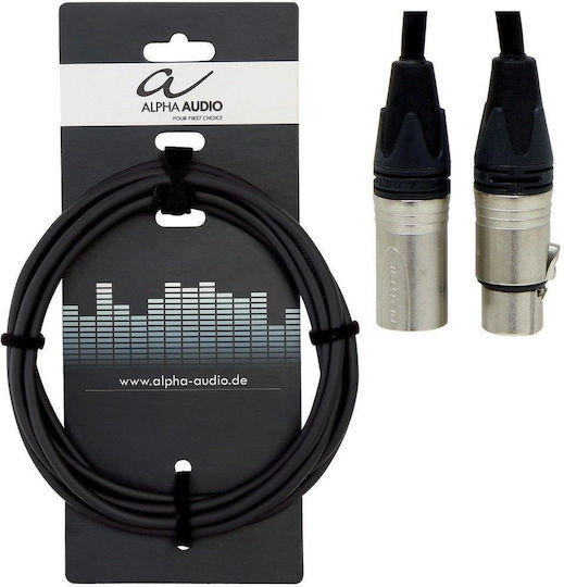 Alpha Audio Peak Line Xlr Lautsprecherkabel 3m Mikrofonkabel