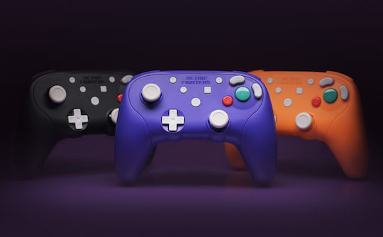 Retro-Fighters BattlerGC Kabellos Gamepad für PC / Schalter Lila