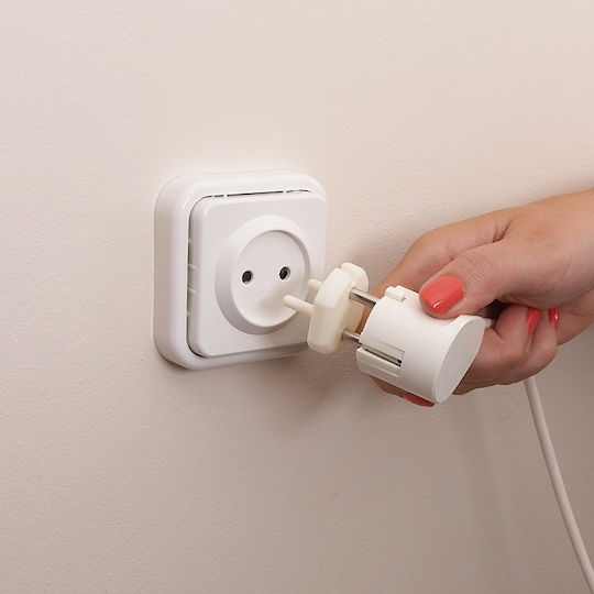 Sidirela Socket Protective Cover Simple Placement made of Plastic in White Color 6pcs