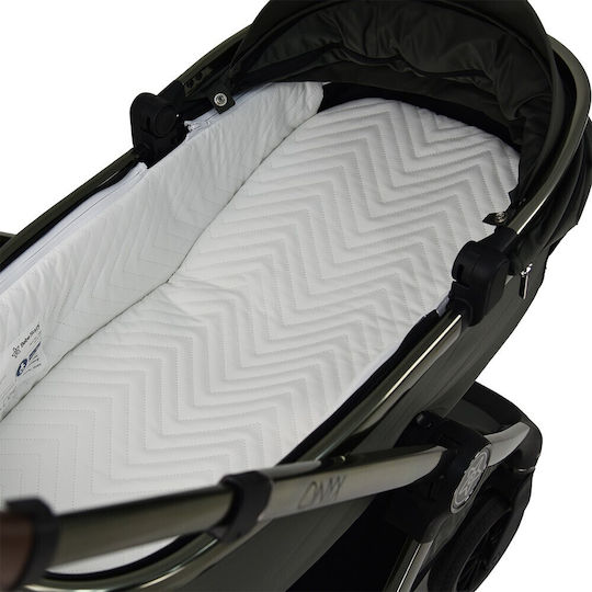 Bebe Stars Onyx Verstellbar 3 in 1 Baby Kinderwagen Geeignet für Neugeborene Olive
