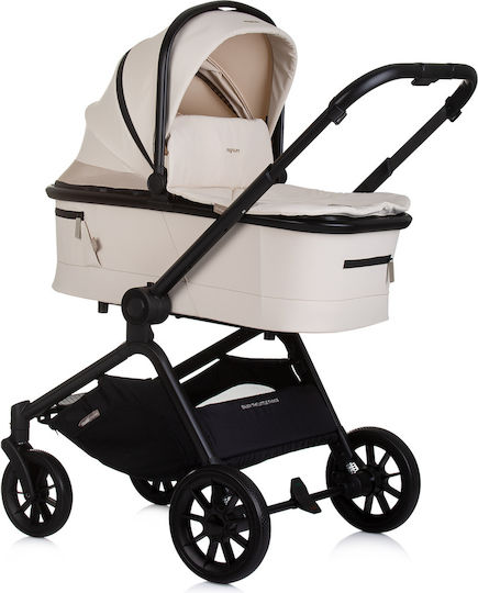 Chipolino Magnum Verstellbar 3 in 1 Baby Kinderwagen Geeignet für Neugeborene Biscotta