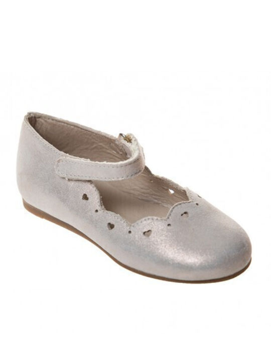 Alegria Kids Ballerinas with Hoop & Loop Closure Beige