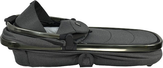 Bebe Stars Onyx 3 in 1 Baby Stroller Suitable for Newborn Gray