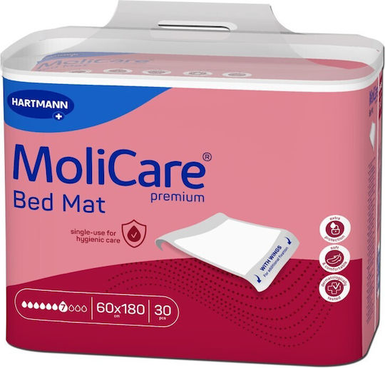 Hartmann MoliCare Premium with Wings Incontinence Underpads 7 Drops 60x90cm 30pcs