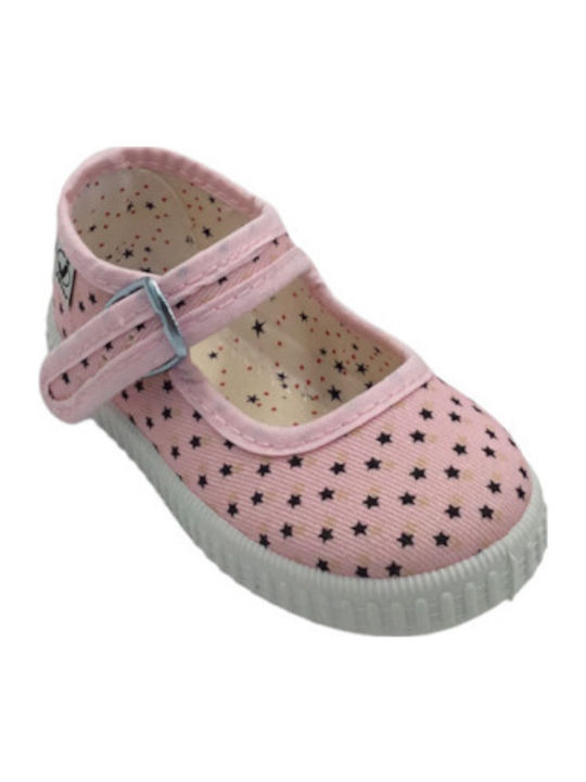 Kids Pumps & Ballerinas Fabric Javer 62-18 Pink