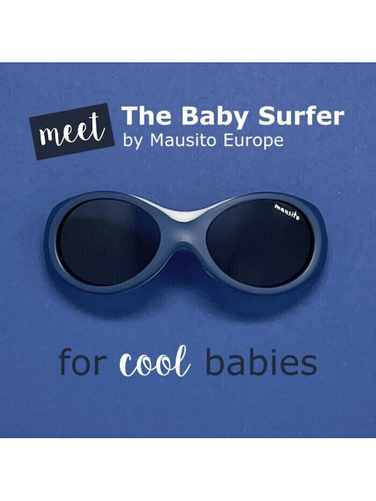 Ochelari de soare pentru copii Mausito Baby Surfer 0-18 luni albastru marin