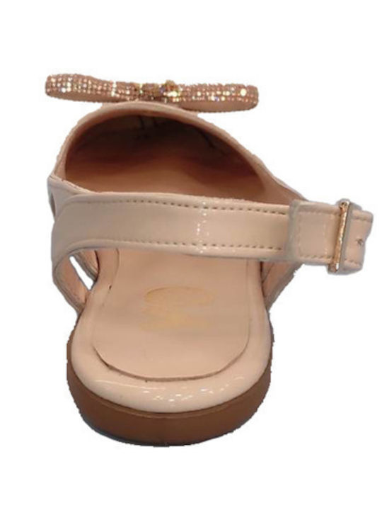 Kids Anatomic Patent Leather Ballerinas Pink