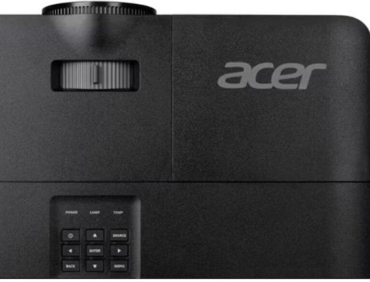 Acer X1328 MR.JX611.001 Мини 3D Проектор DLP HD Обикновена лампа с вградени високоговорители Черен