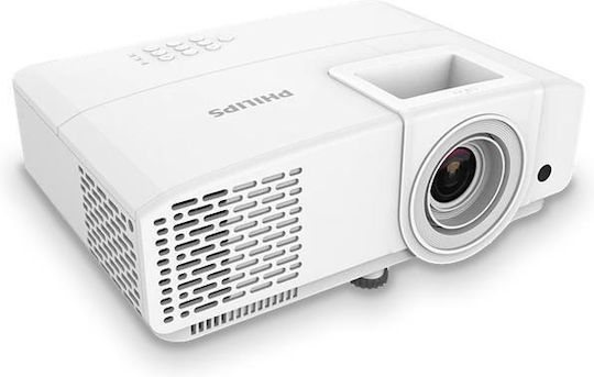 Philips ProPix 650 PRX650/INT 3D Projektor DLP HD Normale Lampe mit Eingebauten Lautsprechern Weiß