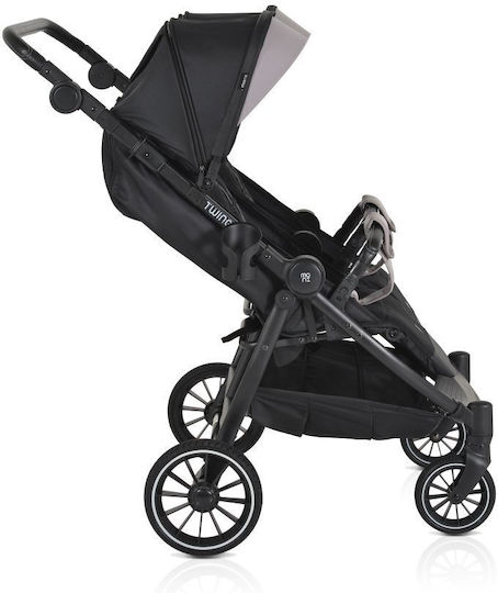 Moni TwinGo Double Stroller Suitable for Newborn Onyx 15.2kg