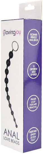 Loving Joy Perle anale Negre 32cm