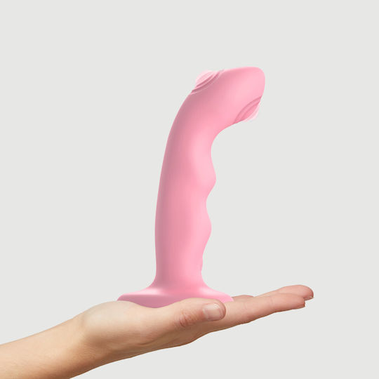 Strap On Me Dildo με Βεντούζα Ροζ 15cm