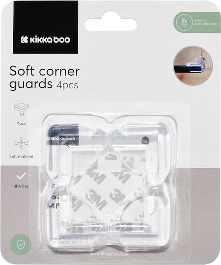 Kikka Boo Protection Corner with Sticker made of Plastic 4pcs