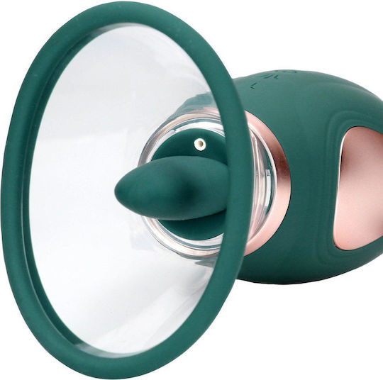 Shots Enhance Vagina Clitoral & Nipple Suction Device Green