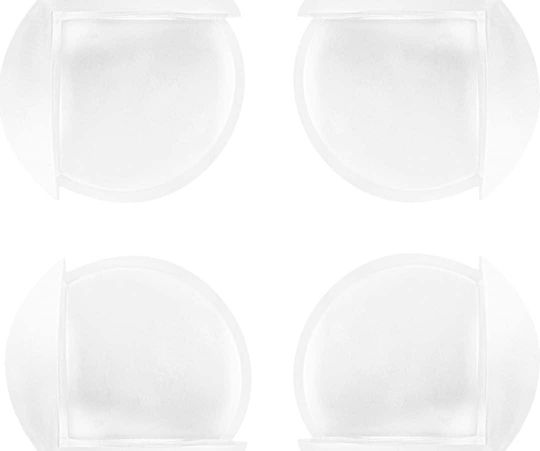 Kikka Boo Protection Corner with Sticker made of Plastic in White Color 4pcs